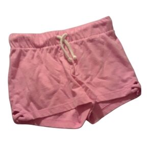 Size 8 girl pretty pink tie up shorts